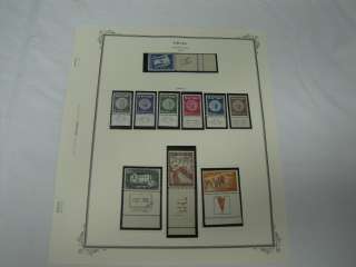 Valuable Mint Israel Stamp Collection.   