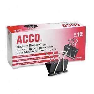  Quality Product By Acco Brands, Inc.   Binder Clips Medium 