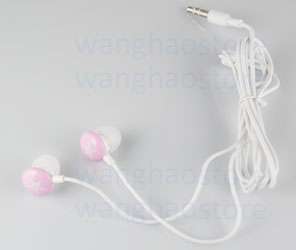 Pink Earphone Earbud Headphone Headset for  mp4 New  
