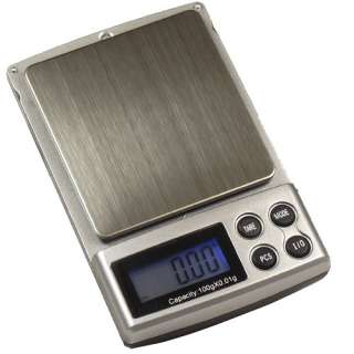 Digital Pocket Mini Gold Weighing Scales 0.1g  100g Free Leather Case 