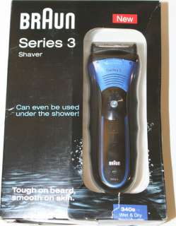 Braun Series 3 340s 4 Rechargeable Waterproof Electric Shaver washable 