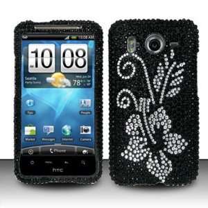  HTC Inspire 4G Full Diamond Bling Hard Case   Black 