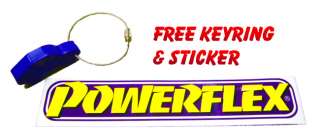 The complete Powerflex product range is available from Rude Racing