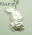 925 Sterling Silver Hare Chinese Zodiac Necklace Bracel