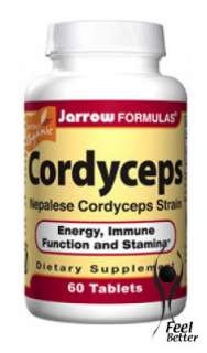 Cordyceps (Himalayan) By Jarrow   500mg x60tab **BEST*  