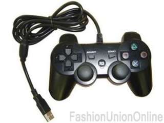 Black Wired Game Controller for Sony Playstation3 PS3  