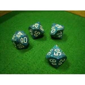  Speckled Sea D100, 10 Sided Dice Toys & Games