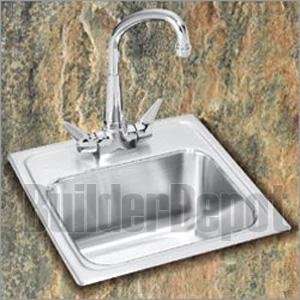 15 X 15 1 Hole Bar Sink With Faucet Stainless Steel