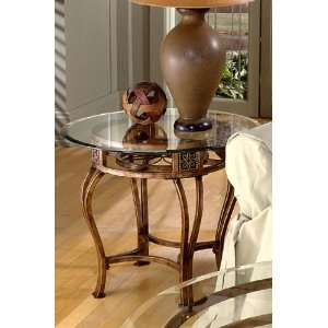 Hillsdale Furniture 40385 Scottsdale End Table  Glass Top  