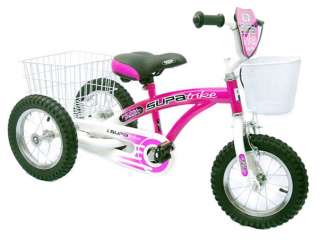   Tricycle BMX 12 pouces vélo 3 roues SUPA TRIKE panier enfant 