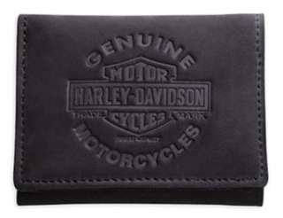  Harley Davidson® Mens Genuine Leather Motrocycles Tri 
