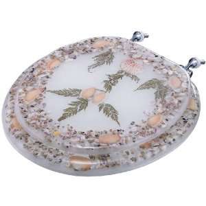 Bathroom Toilets on Black Sea Shell Lucite Toilet Seat Seashell Seahorse Ocean