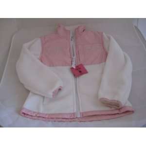    Hello Kitty Infants Girl Fleece Jacket 6X White/Pink New Baby