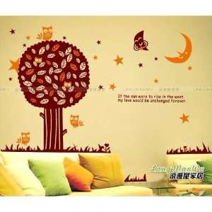  Reusable/removable Decoration Wall Sticker Decal  Night 