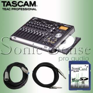 Tascam DP 03 Portastudio Digital 8 Track Recorder Burner Cables 