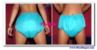 2034 INCONTINENCE BREATHABLE PUL ADULT DIAPERS Blue  