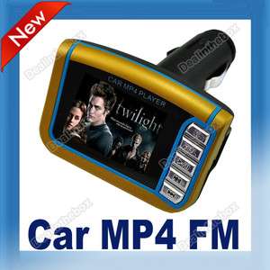 LCD Car  MP4 Player Wireless FM Transmitter SD/MMC Remote 