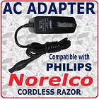 HQRP AC Adapter Cord fits Philips Norelco 8140XL 8150XL