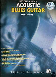 ACOUSTIC BLUES GUITAR BOOK/CD Country Style/Scales TAB  