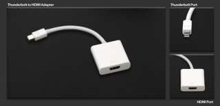 Thunderbolt Port to HDMI Cable Adapter, for Mac MacBook iMac & PC 