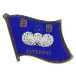  U.S. Army 82nd 101st Airborne Flag Pin 1 Arts, Crafts 