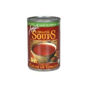  Amys Organic Soups, Cream of Tomato, 14.5 oz, (pack of 6 