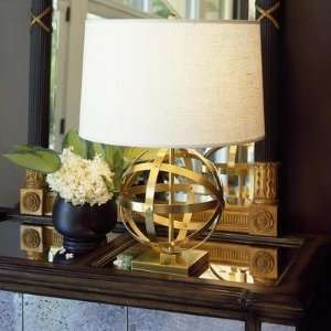  Lucy Table Lamp in Antique Brass Size Large