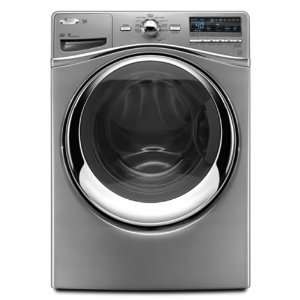   Whirlpool Duet 27 In. Silver Front Load Washer   WFW94HEXL Appliances