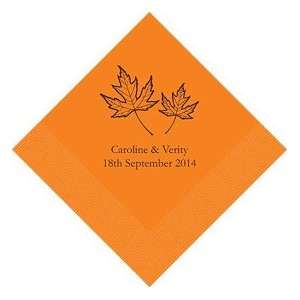  Fall Wedding Napkins   Personalized   Beverage   Berry 