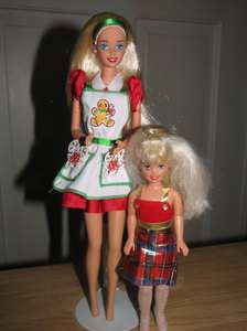 Barbie Holiday Treats Doll & Christmas Kelly Doll  