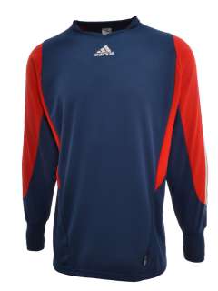 Adidas Mens Mundial Goalkeeper Soccer Shirt Top   Blue GK Jersey 