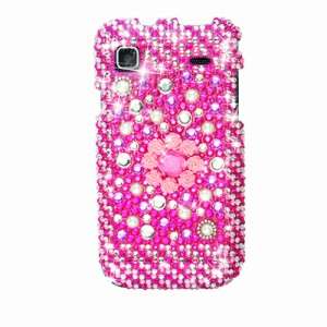 For SAMSUNG T959 VIBRANT GALAXY S FULL DIAMOND Bling Pink Phone Case 