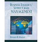 Business Logistics Supply Chain Management by Ronald Ballou 2003 