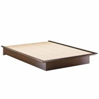 South Shore Furniture Step One Full Platform Bed, Chocolate