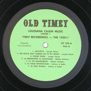 VARIOUS ARTISTS Louisiana Cajun Music Vol.1 LP NM  NM   