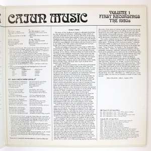 VARIOUS ARTISTS Louisiana Cajun Music Vol.1 LP NM  NM   