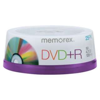Memorex DVD+R Spindle 25 pkOpens in a new window