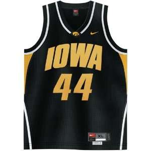  Nike Iowa Hawkeyes #44 Black Twilled Basketball Jersey 