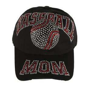  Black Rhinestone Studded Baseball Mom Hat Everything 