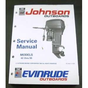   90 JOHNSON EVINRUDE Boat Outboards SERVICE MANUAL: Everything Else