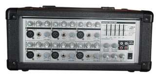   PYLE PMX601 6 CHANNEL POWERED PA MIXER AMPLIFIER 068888885850  