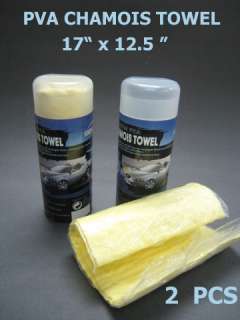 PCS PVA CHAMOIS TOWEL Car Clean Sports Swim 17x12.5  