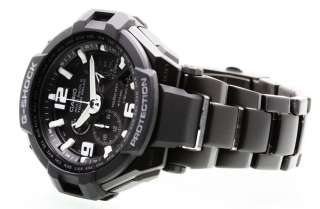 Casio Aviation G Shock Atomic Solar Black Titanium Watch GW4000D 1A 