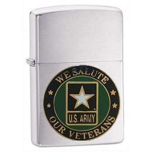   OUR Veterans Military Branch Emblem Logo Symbols Brushed Chrome Rare