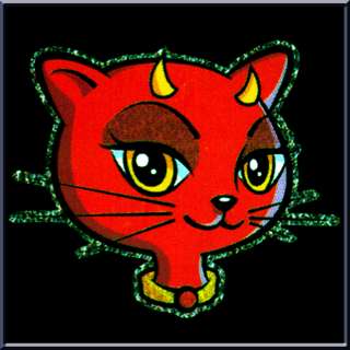 SLIX Glittery Devil Cat SWEATSHIRT S,M,L,XL,2X,3X,4X,5X  