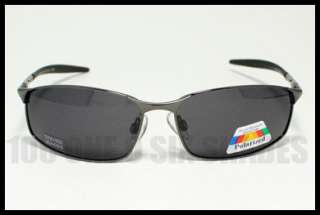 POLARIZED Sports Sunglasses Fishing Golfing GUN METAL Shades (size 5 