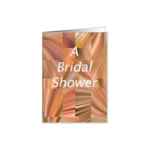 Bridal Shower Peach Card