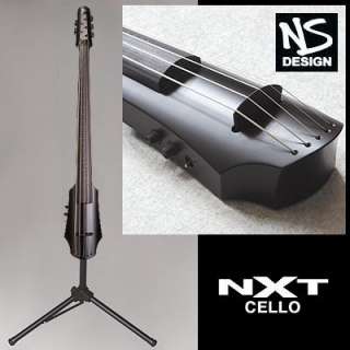 NS Design NXT Electric 5 String Cello with Satin Black Finish