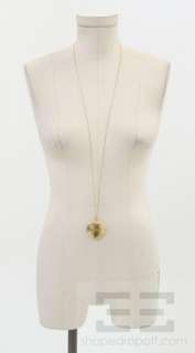 House of Harlow Gold Geometric Round Locket Necklace  