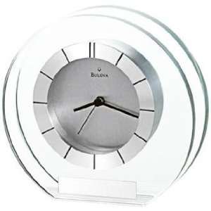  Accolade 6 Wide Bulova Table Clock: Home & Kitchen